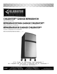 Whirlpool Chillerator GARAGE REFRIGERATOR User's Manual