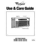 Whirlpool ACQ082 User's Manual