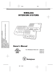 Westinghouse WHI-4C User's Manual