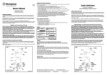 Westinghouse Trinity II Three-Light Indoor Wall Fixture 6223900 Instruction Manual