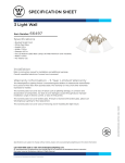 Westinghouse Three-Light Indoor Wall Fixture 6649700 Specification Sheet