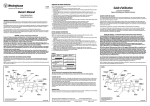 Westinghouse Three-Light Indoor Bath Bar 6640600 Instruction Manual