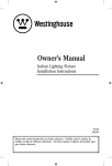 Westinghouse Ten-Light Indoor Williamsburg-Style Chandelier 6608800 Instruction Manual