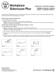 Westinghouse Sidemount Plus Fan Box 0125000 Instruction Manual