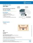 Westinghouse 1-1/2-Inch Specification Sheet