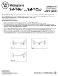 Westinghouse Saf-T-Bar, Can be used with Engineered Trusses with 1-1/2 Inch Deep Box 0152511 Instruction Manual