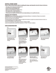 Westinghouse T8 Instruction Manual