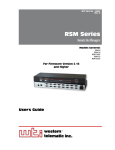 Western Telematic RSM-16 User's Manual