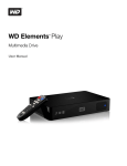 Western Digital WD Elements Play Multimedia Drive 4779-705045 User's Manual