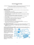 West Bend L 5181 User's Manual