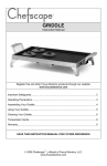 West Bend Chefscape L5749 User's Manual