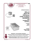 Wells HW-106D User's Manual