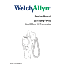 Welch Allyn Medical Diagnostic Equipment Thermometer 692 User's Manual