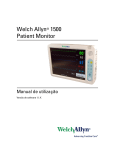 Welch Allyn Medical Diagnostic Equipment Patient Monitor 1500 User's Manual