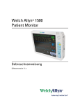 Welch Allyn Medical Diagnostic Equipment Medical Alarms 1500 User's Manual