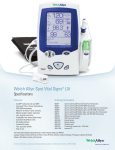 Welch Allyn Medical Diagnostic Equipment Blood Pressure Monitor LXi User's Manual