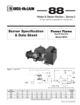 Weil-McLain Gas Burner User's Manual