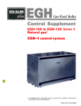 Weil-McLain EGH-105 User's Manual