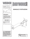 Weider WEEVBE1444 User's Manual