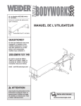 Weider WEEVBE1444 User's Manual