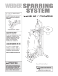 Weider WEEVSY2953 User's Manual