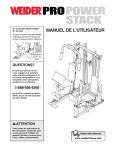 Weider WECCSY2983 User's Manual