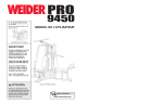 Weider WEEVSY3912 User's Manual