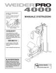 Weider WEEVSY2826 User's Manual