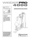 Weider WEEVSY2826 User's Manual