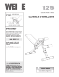 Weider WEEVBE7033 User's Manual