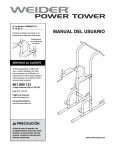 Weider WEBE99712 User's Manual