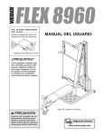 Weider WEEVSY0923 User's Manual