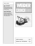 Weider CRUNCH TRAINER 004005 User's Manual