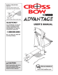 Weider WECCSY5393 User's Manual