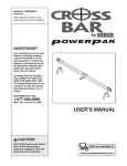 Weider 200LB User's Manual