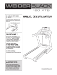 Weider WBTL14608 User's Manual