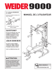 Weider WEEMBE3922 User's Manual
