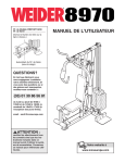 Weider WEEVSY1023 User's Manual