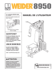 Weider WEEMSY1822 User's Manual