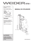 Weider WEEVSY30810 User's Manual