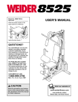 Weider WESY1951 User's Manual