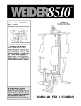Weider WESY8710 User's Manual