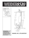 Weider WESY8510 User's Manual