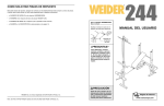 Weider WEEMBE3822 User's Manual