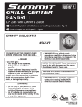 Weber SUMMIT 56567 User's Manual