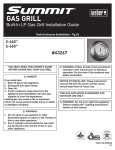 Weber S-660TM Installation Manual