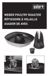 Weber Poultry Roaster User's Manual