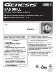 Weber GENESIS 56514 User's Manual