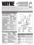 Wayne 450002-001 User's Manual