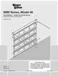 Wayne-Dalton 8000 SERIES 46 User's Manual